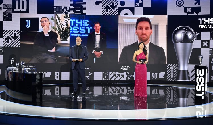 Cristiano Ronaldo Messi Lewandowski FIFA Best
