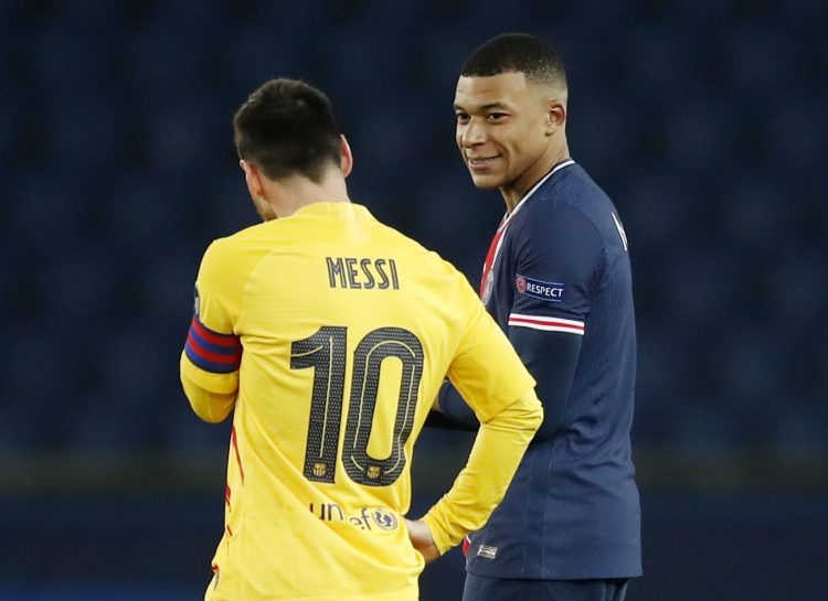 Messi Mbappe