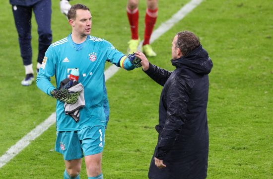 Manuel Neuer Hansi Flick Bayern München