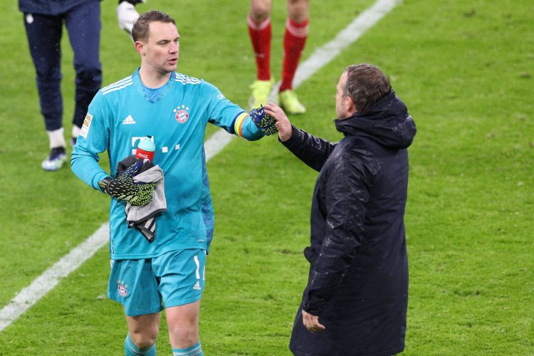 Manuel Neuer Hansi Flick Bayern München