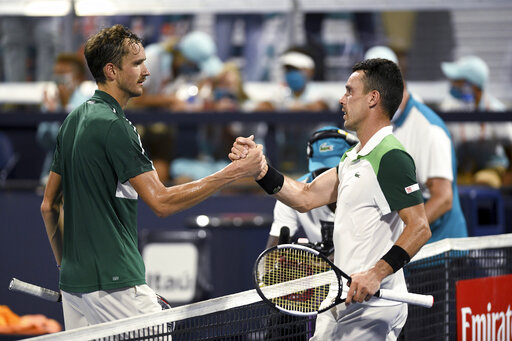 Danil Medvedjev Roberto Bautista Agut