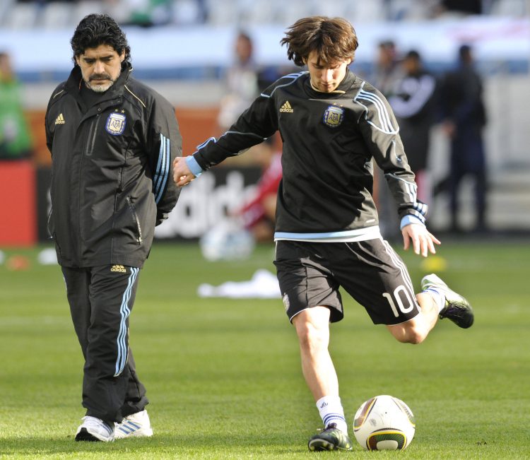 Diego Maradona, Lionel Messi