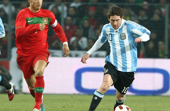 Lionel Messi in Cristiano Ronaldo
