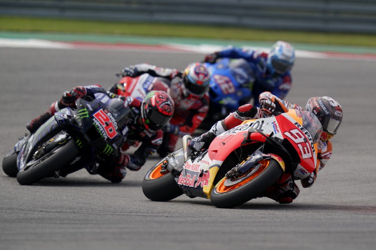 Marc Marquez, Fabio Quartararo, Jorge Martin, Alex Rins