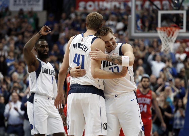 Dirk Nowitzki in Luka Dončić