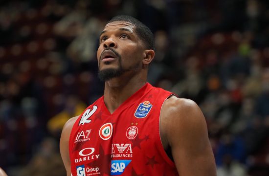 A X Armani Exchange Milano v Bertram Derthona Tortona - Serie A Kyle Hines (AX Armani Exchange Olimpia Milano) during th