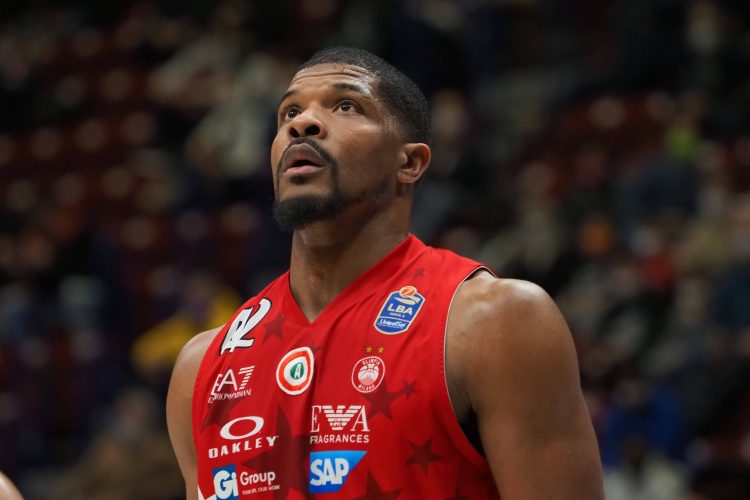 A X Armani Exchange Milano v Bertram Derthona Tortona - Serie A Kyle Hines (AX Armani Exchange Olimpia Milano) during th