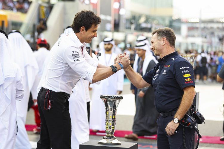 Christian Horner Toto Wolff