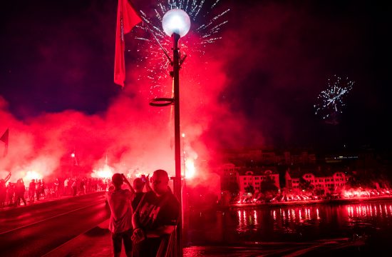 Razsvetljena Drava, bakljada v čast Marcosu Tavaresu