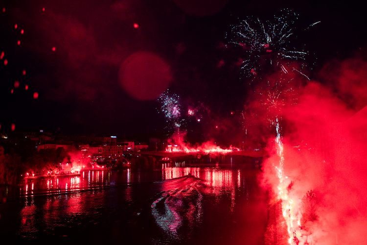 Razsvetljena Drava v čast Tavaresu