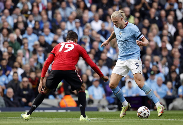 Erling Haaland Varane