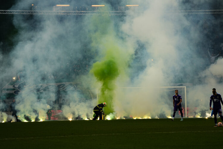 navijači, bakle, derbi, Olimpija, Maribor