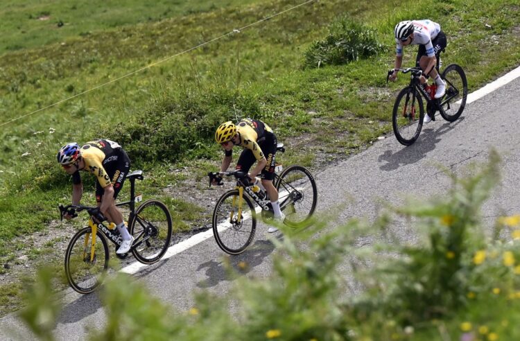 van Aert Pogačar Vingegaard