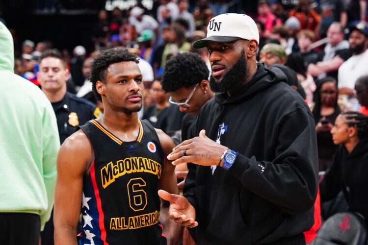 Bronny James, LeBron James