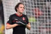 Turin, Italy, 2nd March 2023. Tjas Begic of Vicenza reacts after being substituted during the Serie C match at Allianz S
