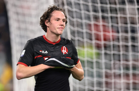 Turin, Italy, 2nd March 2023. Tjas Begic of Vicenza reacts after being substituted during the Serie C match at Allianz S