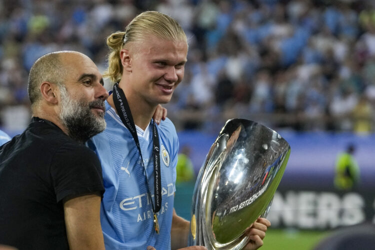 Pep Guardiola Erling Haaland