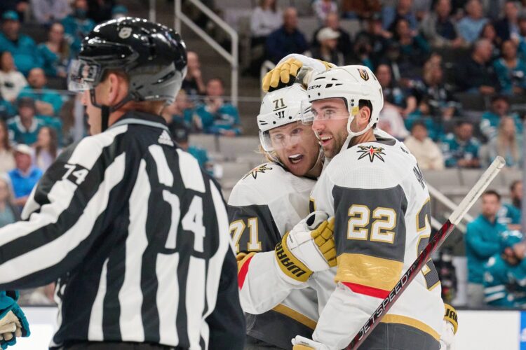 NHL: Vegas Golden Knights at San Jose Sharks