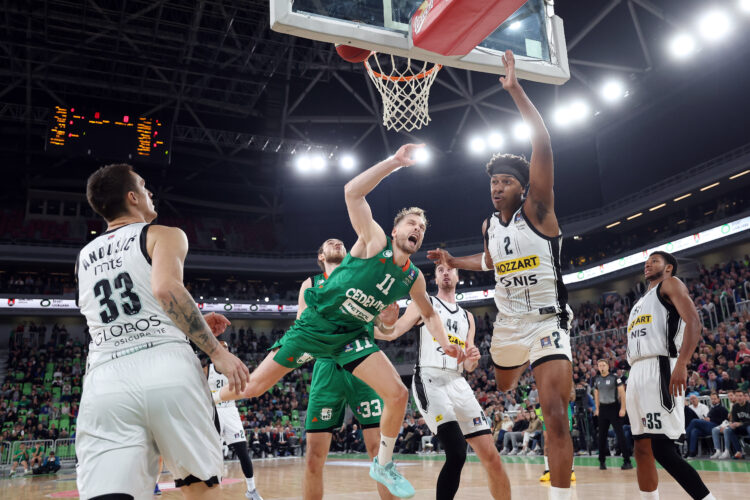 Jaka Blažič Olimpija Partizan