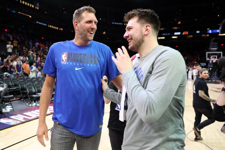 Dirk Nowitzki, Luka Dončić