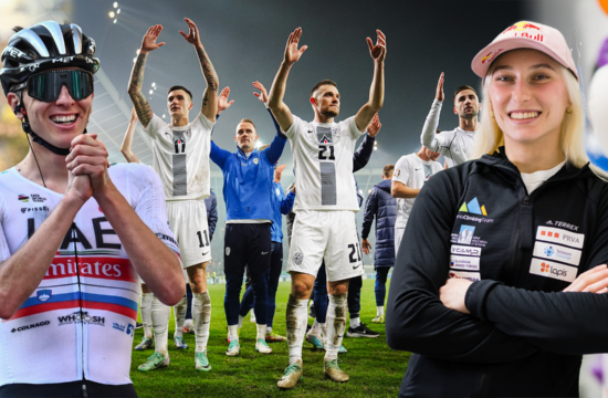 Garnbret Pogačar slovenska nogometna reprezentanca Športnik leta 2023