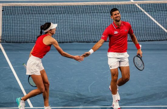 Olga Danilović, Novak Đoković