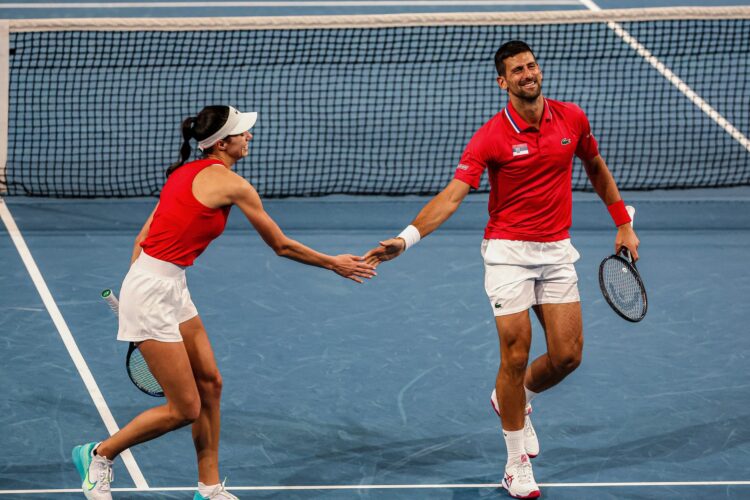 Olga Danilović, Novak Đoković