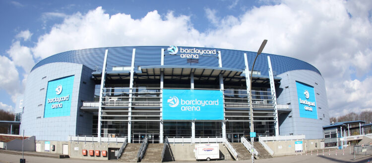 Hamburg, Barclaycard Arena, Außenansicht,Stellingen Hamburg *** Hamburg, Barclaycard Arena, exterior view,Stellingen Ham