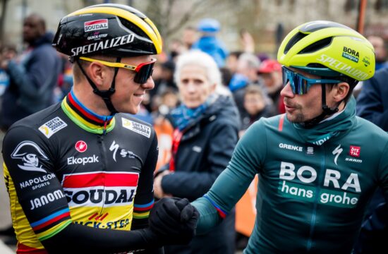 Remco Evenepoel in Primož Roglič