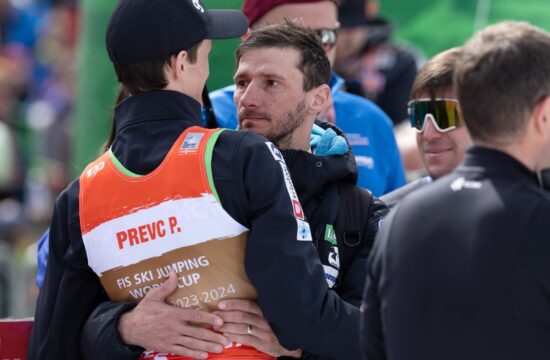 Robert Kranjec in Peter Prevc