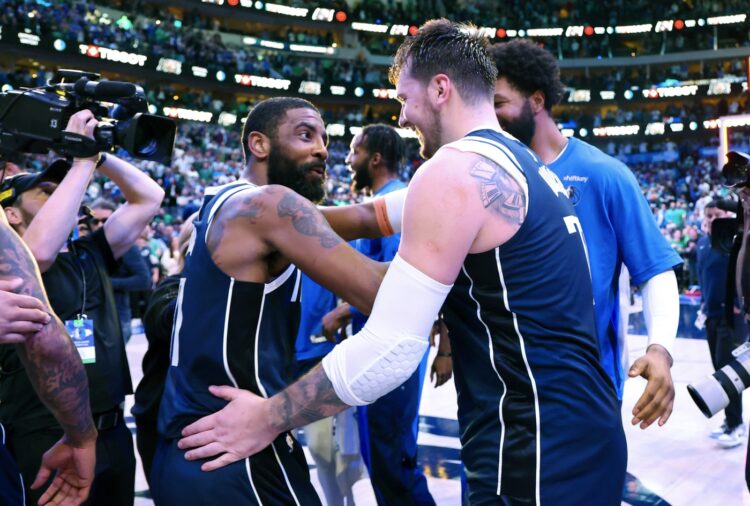 Luka Dončić in Kyrie Irving