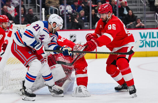 NHL: New York Rangers at Detroit Red Wings