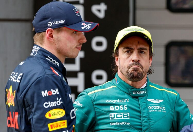 Verstappen in Alonso