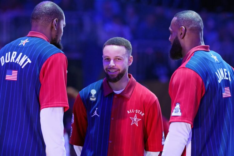 Durant, Curry, James