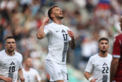 friendly football match between Slovenia and Armenia