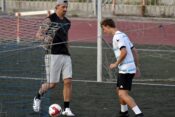*EXCLUSIVE* The Swedish Maverick Zlatan Ibrahimovic who announced his retirement from football aged 41 seems to be showing off his skills out in Mykonos, Greece.