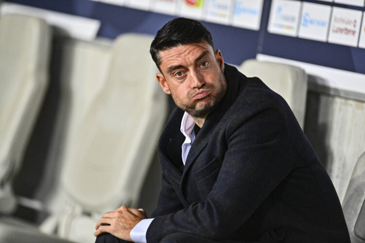 Alberto Riera (gir) FOOTBALL : Bordeaux vs Angers - 22eme Journee de Ligue 2 BKT - Bordeaux - 29/01/2024 ThierryBreton/P