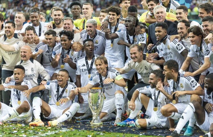 2024 UEFA Super Cup Football Real Madrid v Atalanta Aug 14th