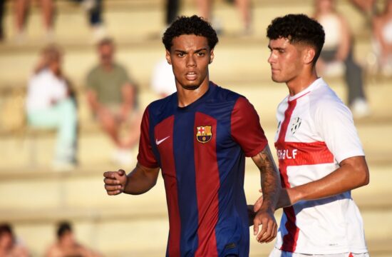 Ronaldinho son playing with the FC Barcelona youth team, Spain - 08 Oct 2023