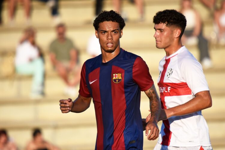 Ronaldinho son playing with the FC Barcelona youth team, Spain - 08 Oct 2023