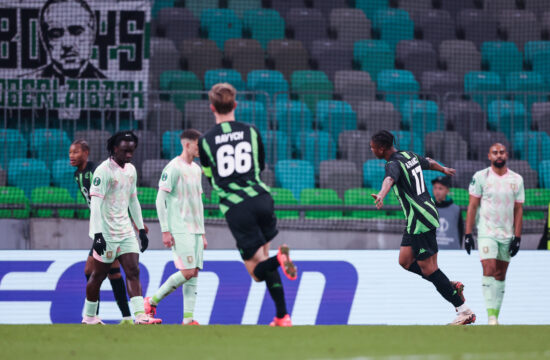 UEFA Conference League 2024/25 football match between Olimpija (SLO) and Cercle Brugge (BEL) in Ljubljana