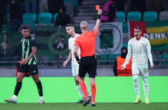 UEFA Conference League 2024/25 football match between Olimpija (SLO) and Cercle Brugge (BEL) in Ljubljana