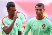 Nani in Cristiano Ronaldo