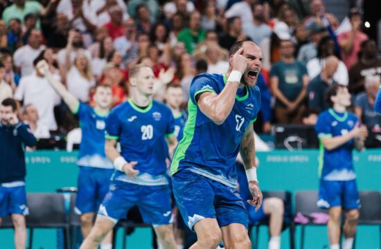 Paris 2024 Olympic Games the Men's Semi final handball Match Slovenia vs Denmark in Lille