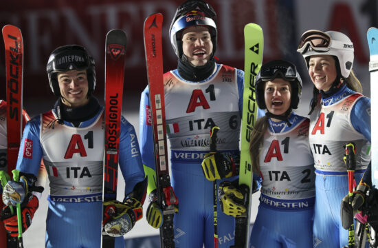 Italija mešana tekma Saalbach 2025