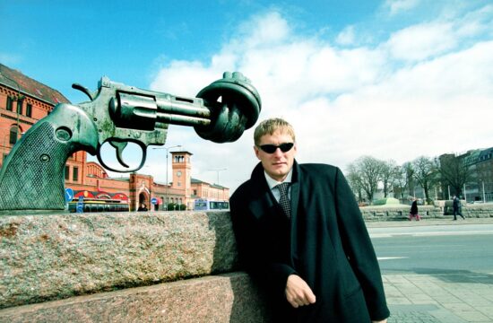 Kafelnikov Evgeny during the tennis match of the Davis Cup Sweden-Russia 2001. Malmo (Sweden). PUBLICATIONxNOTxINxRUS