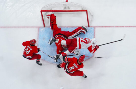 NHL: Detroit Red Wings at Carolina Hurricanes