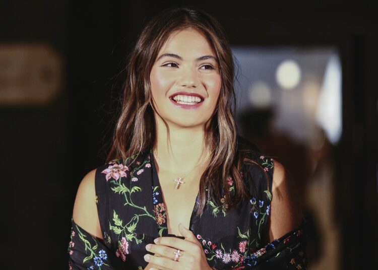 Emma Raducanu opens 'The Fabulous World of Dior' at Harrods, London, UK