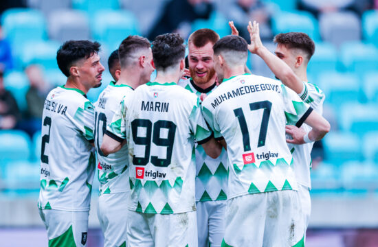 Prva liga Telemach 2024/2025 football match between Olimpija and Bravo Big Bang in Ljubljana