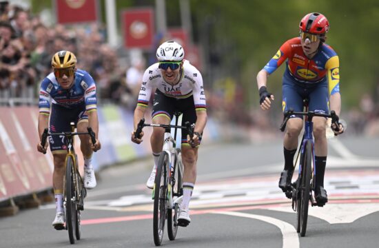 Remco Evenepoel, Tadej Pogačar, Mattias Skjelmose